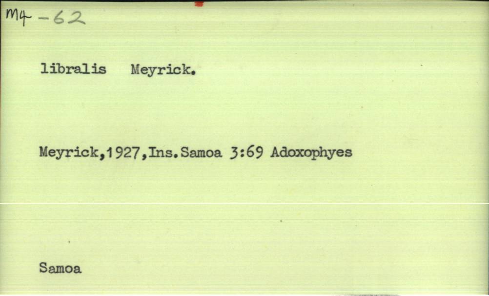 front of card